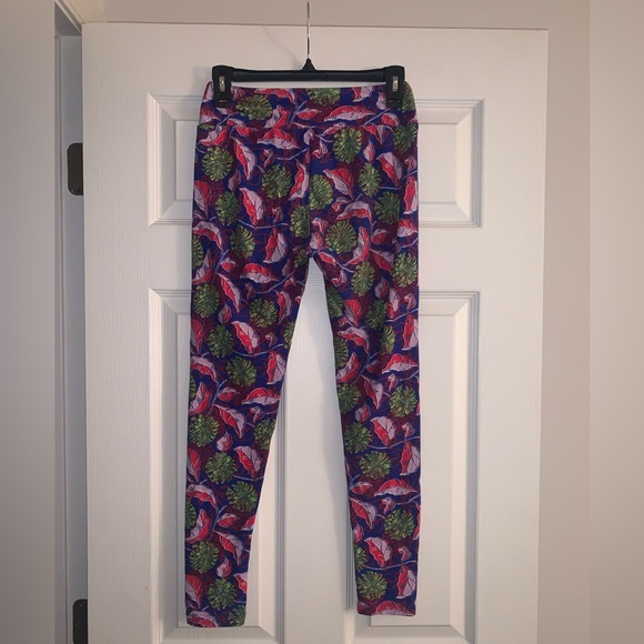 LuLaRoe leggings all one size various patterns bundle 6 pairs - Picture 6 of 13